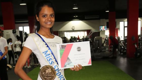 Miss Mauritius 2018-2019 : Sheekha Seebaluck remporte le Sports Award