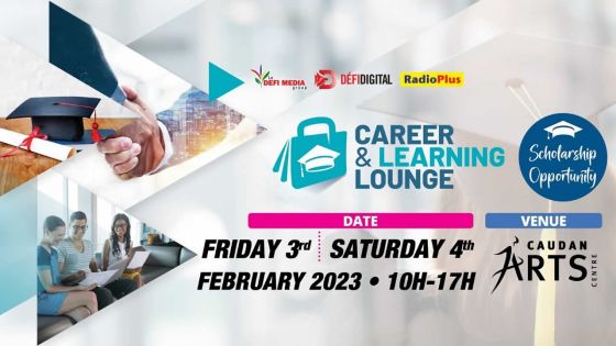 2e édition du Career & Learning Lounge : rendez-vous le 3 et 4 février 2023 au Caudan Arts Centre