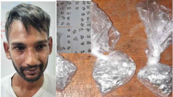 Un homme arrêté avec 331 sachets de drogue synthétique à Barkly