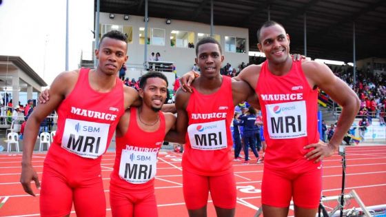 JIOI - Athlétisme : Maurice termine deuxième au relais 4x400 m chez les hommes