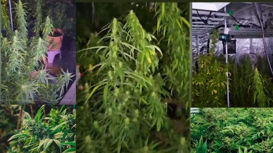 À Pointe-aux-Piments : un homme utilise une chambre pour cultiver du cannabis chez lui