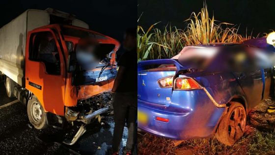 Collision entre une voiture et une camionnette à Constance