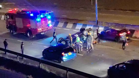 Accident sur l’autoroute à Réduit 