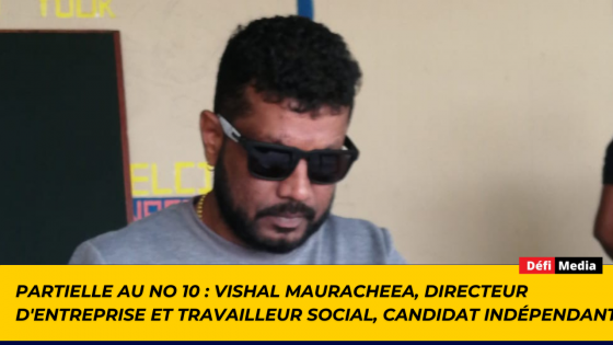 Partielle au n°10 : directeur d’entreprise, Vishal Mauracheea veut «servir le pays»