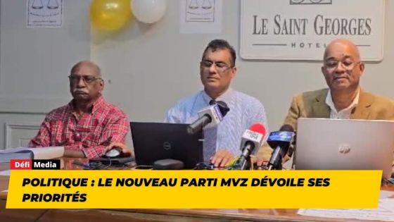 Politique : le nouveau parti MVZ dévoile ses priorités