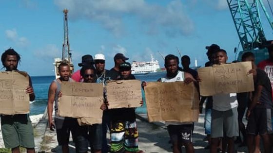 Agalega : deuxième jour de manif pour des habitants qui exigent des explications des autorités