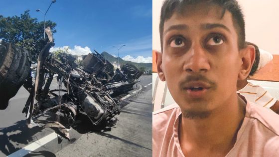 Accident sur l’autoroute de Pailles mardi-Akilesh, 23 ans : « Mo pa pou kapav retrap volan de sito »