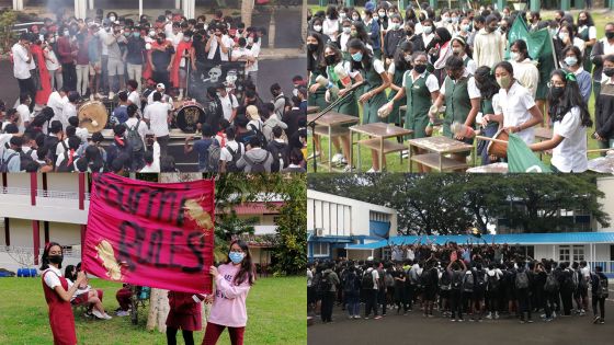 [En images] Ambiance palpable dans plusieurs collèges