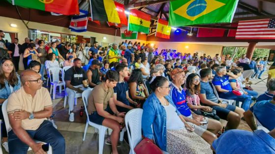 France v Argentine : des fans du ballon rond nombreux au Racing Club de Maurice