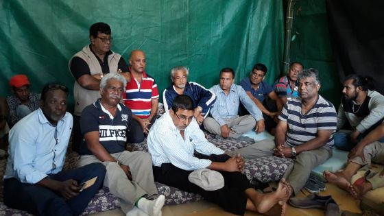 CWA : sept ex-contractuels et Atma Shanto en grève de la faim