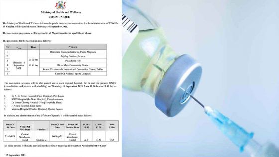 Vaccin contre la Covid-19 : voici le calendrier pour ce jeudi 