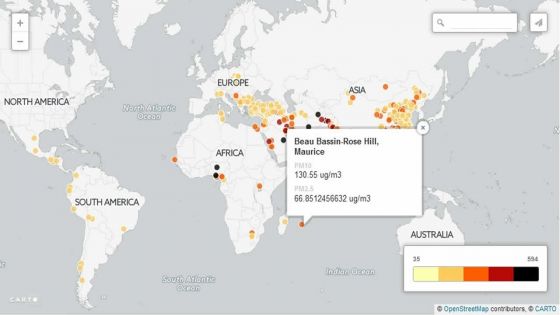 Beau-Bassin-Rose-Hill parmi les 500 villes les plus polluées au monde selon l’OMS