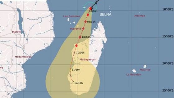 Tempêtes : Ambali influencera le temps à St-Brandon ; Belna s'approche de Mayotte