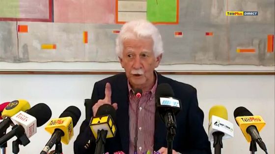 [LIVE] : Conférence de presse de Paul Bérenger