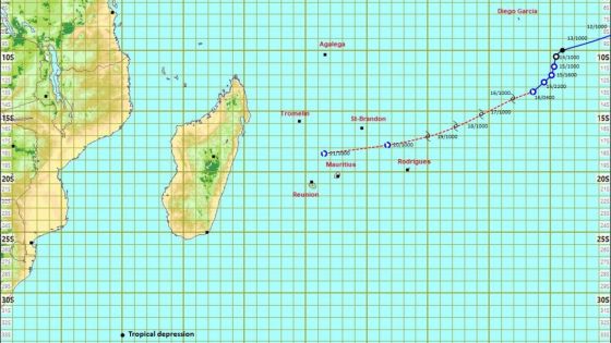 Météo : la forte tempête Bheki attendue dans les parages de Maurice entre mercredi et jeudi