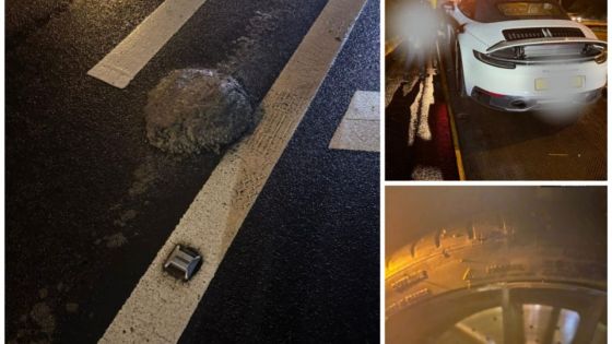 Sécurité routière : un automobiliste alerte sur un bloc de béton qui aurait pu provoquer un grave accident 