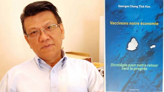 Georges Chung, l’auteur d’un nouvel ouvrage, « Vaccinons notre économie », l’invité de l’émission Au Cœur de l’Info ce vendredi