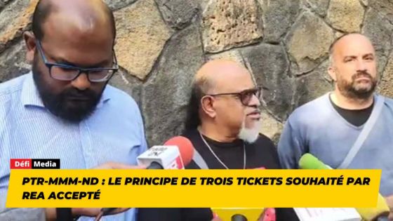 PTr-MMM-ND : le principe de trois tickets souhaité par ReA accepté