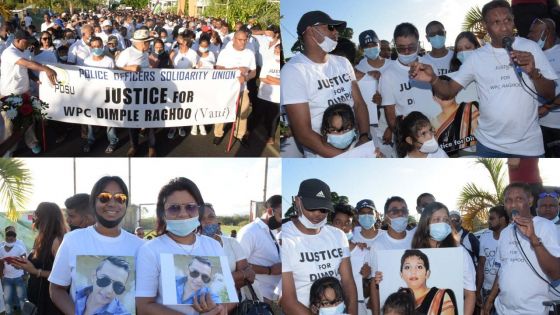 [En images] Candlelight et marche pacifique en mémoire de Dimple Raghoo et pour dire non à la drogue