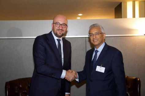 Pravind Jugnauth à New York : le Premier ministre belge apporte son soutien au gouvernement mauricien