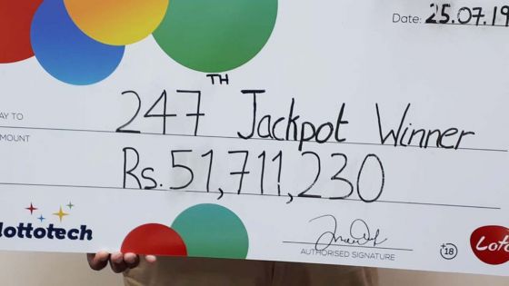 Le gagnant du jackpot de Rs 51,7 millions au Loto : «Ce n'est pas vrai !»