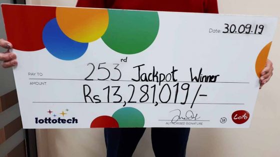 Loto : le gagnant du jackpot de Rs 13.2 M veut «aider ceux dans le besoin»