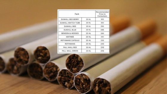 Cigarettes : voici les nouveaux prix