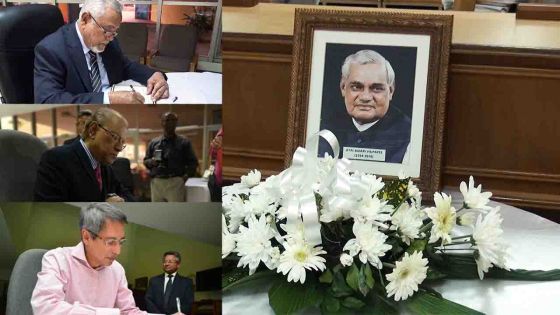 Décès d’Atal Bihari Vajpayee : le monde a perdu «un grand homme», selon des politiciens mauriciens