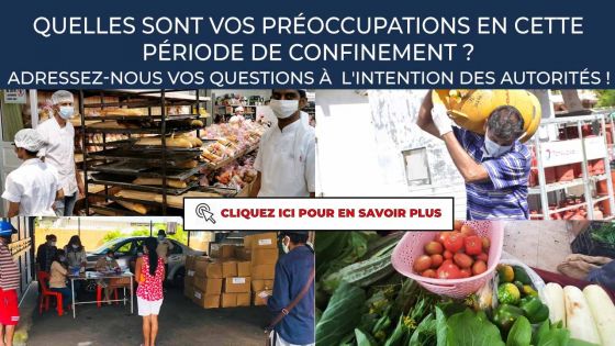 Point de communication et préoccupations des Mauriciens : adressez-nous vos questions à l'intention des autorités !