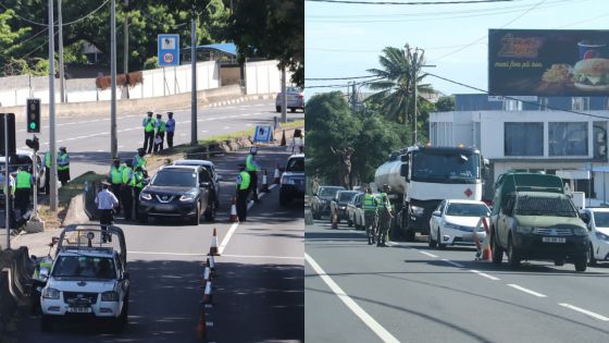 Confinement 2021 : barrages policiers à Port-Louis et Coromandel