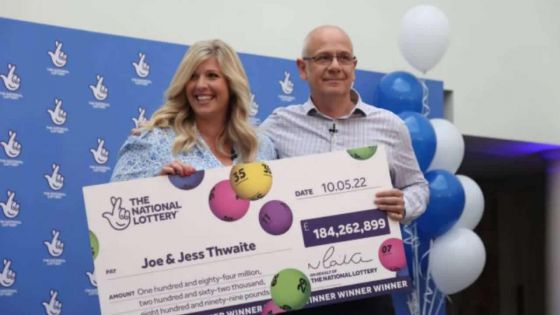 Avec 184 millions de livres remportés à la loterie, un couple de Britanniques peut «rêver»