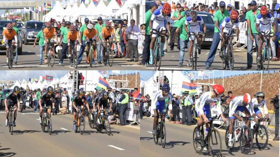 [Images] JIOI – Cyclisme : le contre-la-montre démarre