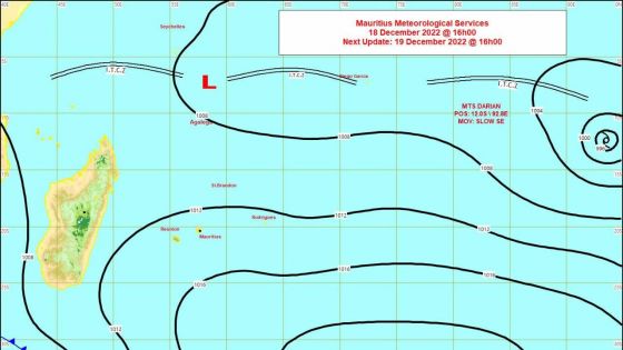 Météo : la tempête Darian à 3 000 km des Mascareignes 