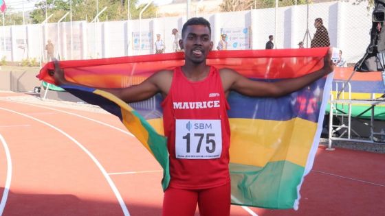 JIOI - Athlétisme : deux médailles d’or pour Maurice sur le 200 m cette fois-ci pour l’athlète sourd, Evans Mootheen