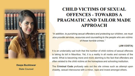 Newsletter du DPP : «une approche pragmatique et sur mesure dans le judiciaire pour les enfants victimes d’abus sexuels»
