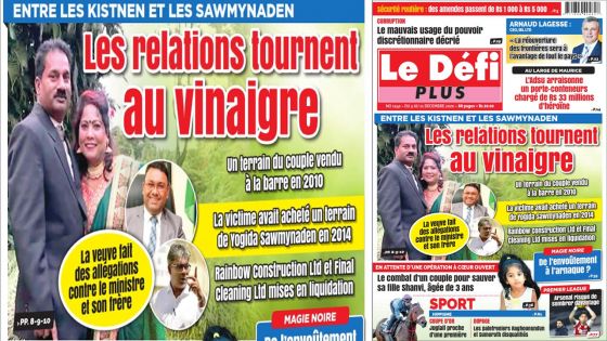 Voici la Une du Défi Plus de ce samedi 05 decembre 2020