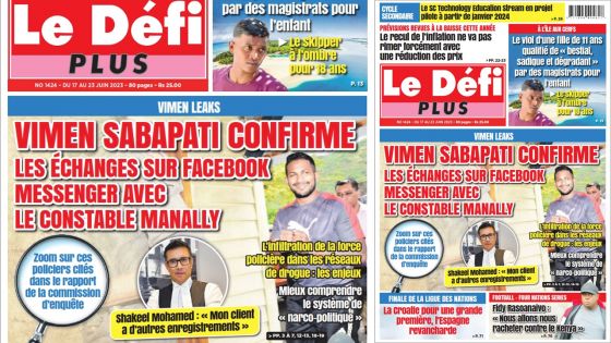 Voici la Une du Défi Plus de ce samedi 17 Juin 2023