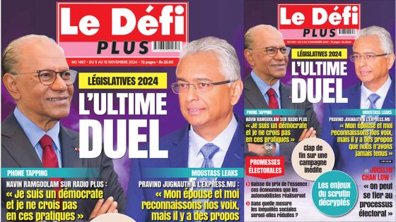 Voici la une du Défi Plus de ce Samedi 09 Novembre 2024