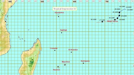 Météo : une dépression tropicale dans les parages d’Agalega