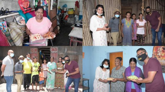 Solidarité : Radio Plus illumine le cœur de quatre familles pour la fête de Divali 