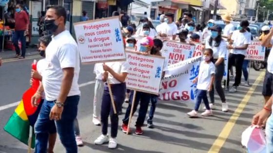 Goodlands : marche pacifique pour dire non à la drogue