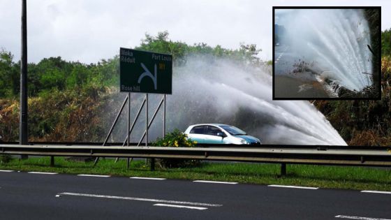 «Eau secours» : spectacle de gaspillage de l’eau sur l’autoroute 
