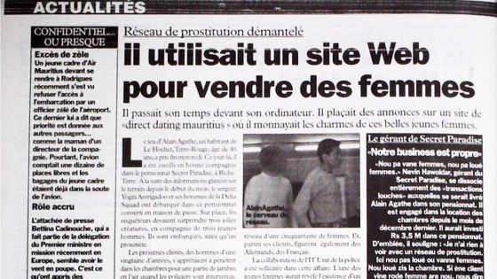 Moeurs : Alain Agathe réactive son réseau de prostitution 15 ans après
