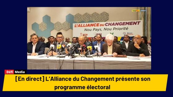 [En direct] L’Alliance du Changement présente son programme électoral 