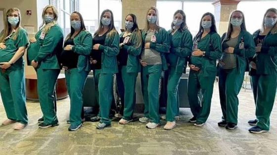 États-Unis : dix infirmières et une doctoresse d’un hôpital enceintes au même moment