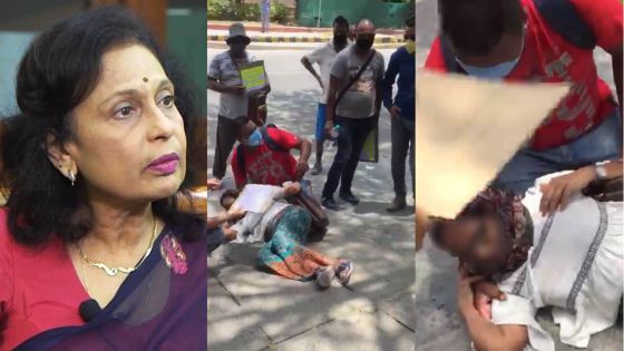 Manif : deux Mauriciennes s'évanouissent devant l'ambassade mauricienne en Inde, Maya Hanoomanjee s'explique