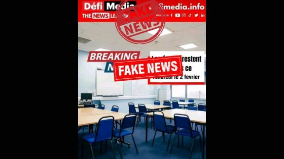 École : Fake News en circulation !