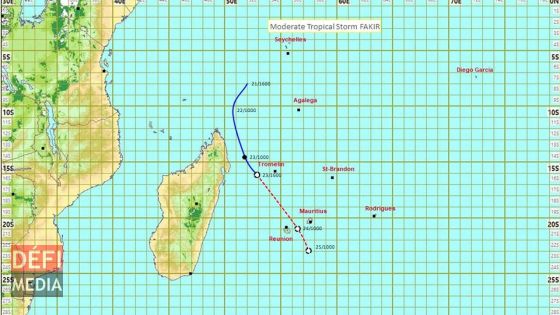 Fakir tempête tropicale modérée : Maurice passe en alerte 2