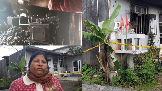  Incendie au domicile d'un policier suspendu dans l'affaire Lutchigadoo : «Mo garson ti pe bwar boku...», confie sa mère 