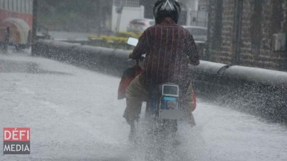 Météo : un avis de fortes pluies et de vents forts en vigueur à Maurice 